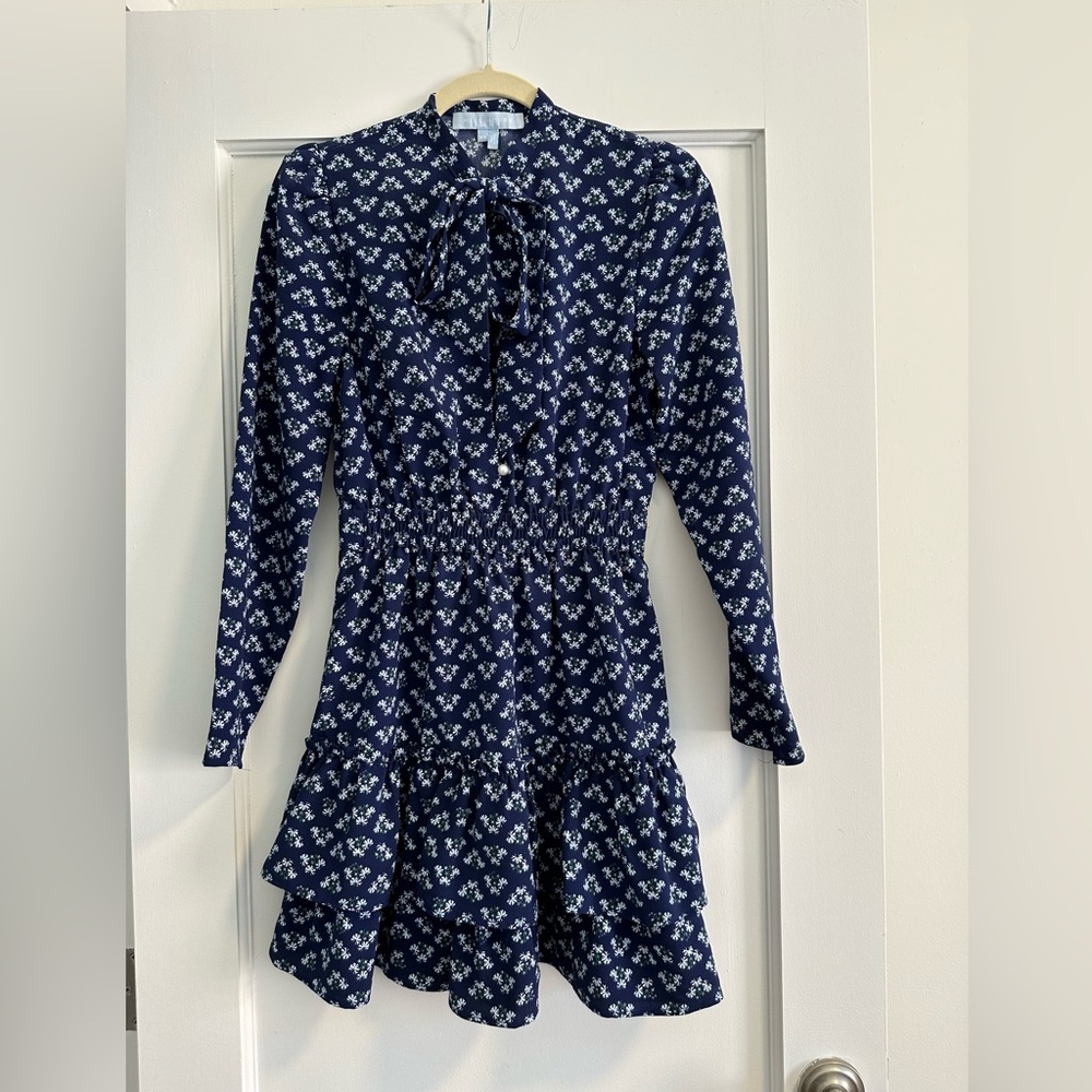 Hill house navy paisley dress. Size xs